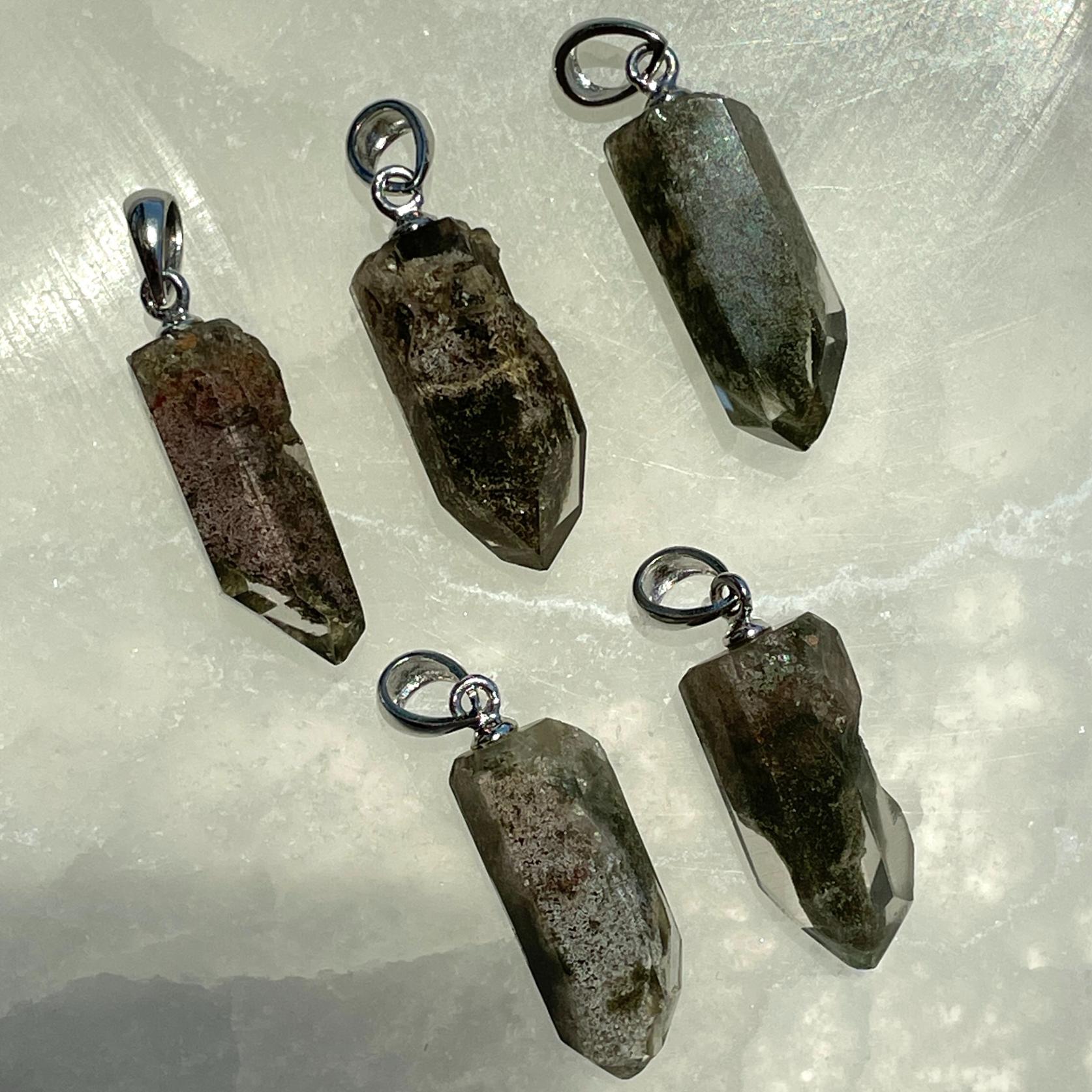 Green Phantom A+ Sterling Silver Pendant Green Phantom A+ Sterling Silver Pendant